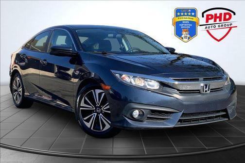 Modern Steel Metallic 2017 Honda Civic EX-T