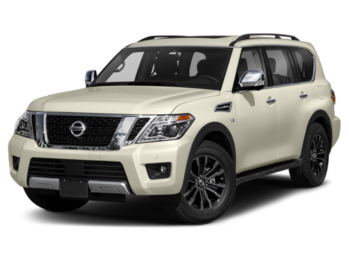 Pearl White 2018 Nissan Armada Platinum