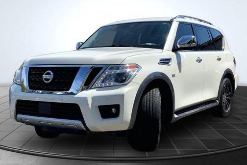 Pearl White 2018 Nissan Armada Platinum