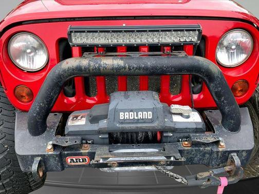 Red 2012 Jeep Wrangler Unlimited Rubicon
