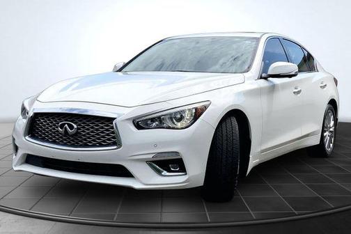 White 2022 INFINITI Q50 3.0t LUXE