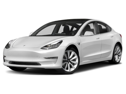 Pearl White Multi-Coat 2018 Tesla Model 3 Long Range
