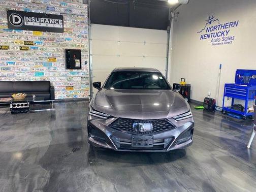 Gray 2021 Acura TLX A-Spec