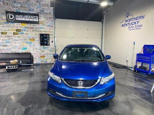 Blue 2015 Honda Civic EX
