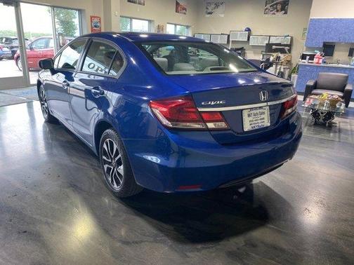 Blue 2015 Honda Civic EX
