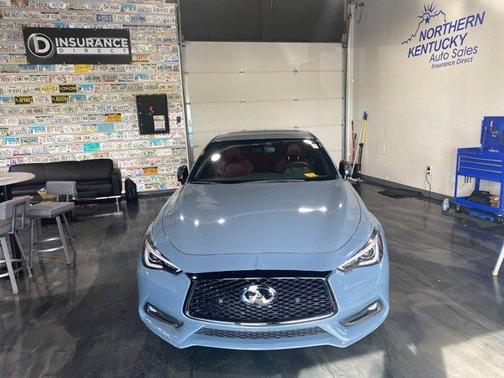 Slate Gray 2021 INFINITI Q60 3.0t Red Sport 400