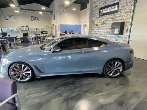 Slate Gray 2021 INFINITI Q60 3.0t Red Sport 400