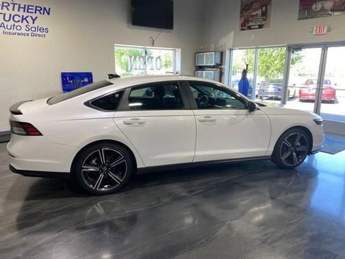 White 2024 Honda Accord Hybrid Sport