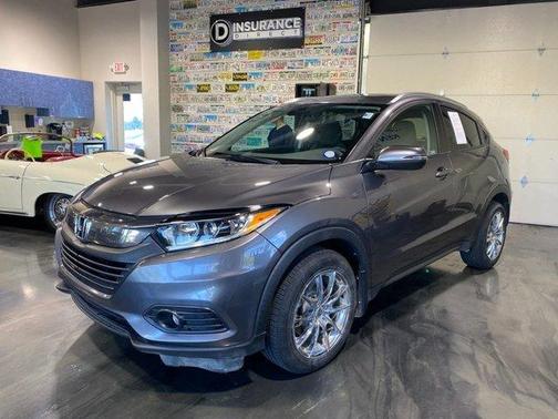 Gray 2021 Honda HR-V EX