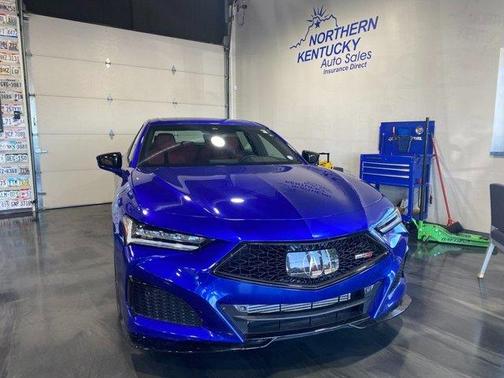 Blue 2023 Acura TLX Type S w/Performance Tire