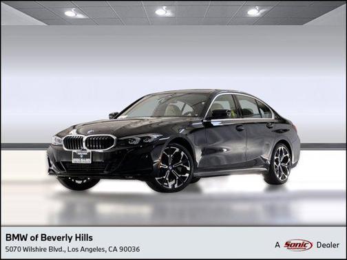 Jet Black 2025 BMW 330 330i