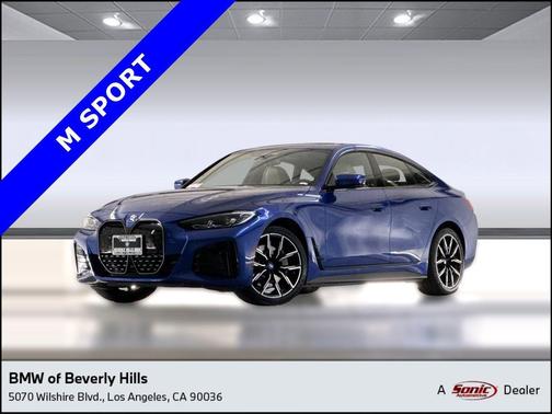 Portimao Blue Metallic 2023 BMW i4 Gran Coupe eDrive40