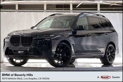 Black Sapphire Metallic 2024 BMW X7 xDrive40i