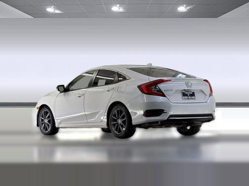 Platinum White Pearl 2019 Honda Civic EX-L
