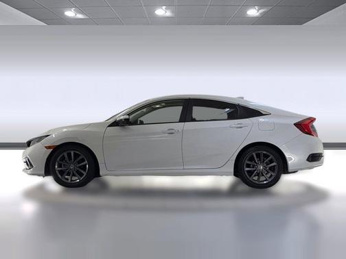 Platinum White Pearl 2019 Honda Civic EX-L