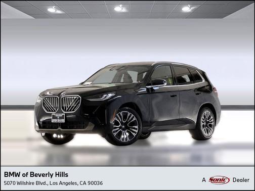 Black Sapphire Metallic 2025 BMW X3 30 xDrive