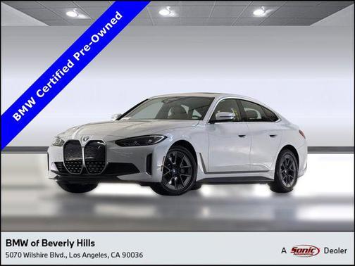 Mineral White Metallic 2023 BMW i4 Gran Coupe eDrive35