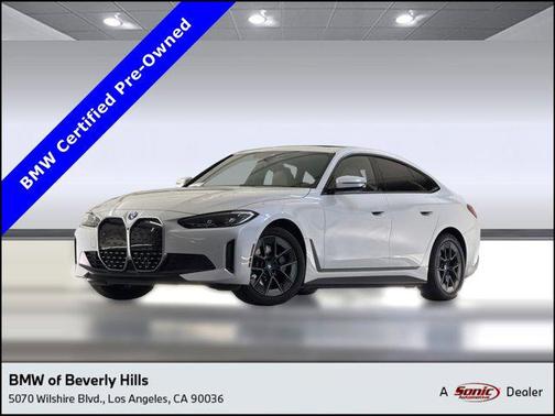 Mineral White Metallic 2023 BMW i4 Gran Coupe eDrive35
