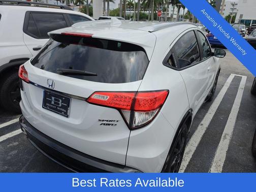 Platinum White Pearl 2022 Honda HR-V Sport