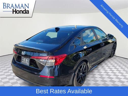 Black 2024 Honda Civic Sport