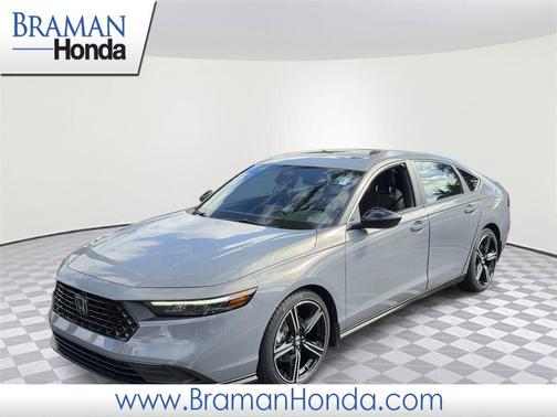 Urban Gray Pearl 2023 Honda Accord Hybrid Sport