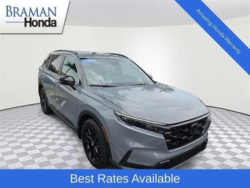 Meteorite Gray Metallic 2024 Honda CR-V Hybrid Sport-L
