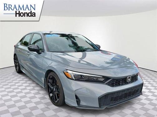 Gray 2025 Honda Civic Sport