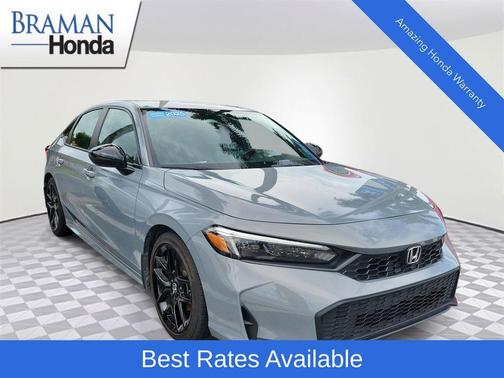 Meteorite Gray Metallic 2025 Honda Civic Sport