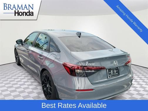 Meteorite Gray Metallic 2025 Honda Civic Sport