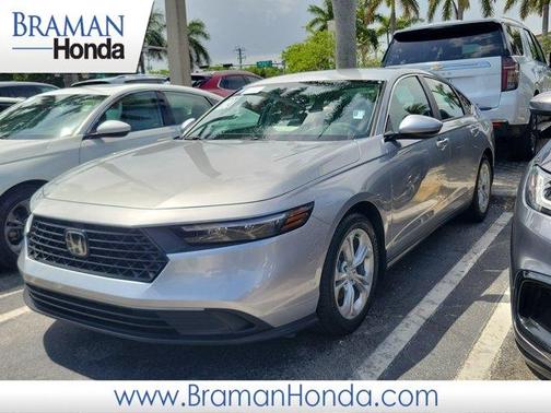 Solar Silver Metallic 2024 Honda Accord LX