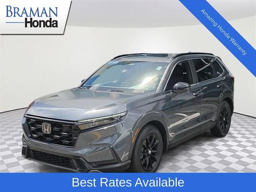 Meteorite Gray Metallic 2025 Honda CR-V Hybrid Sport
