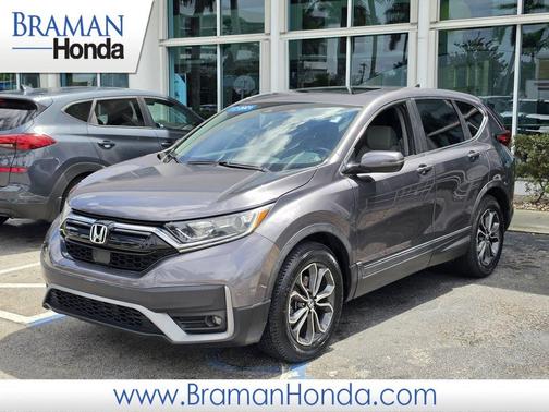 Gray 2021 Honda CR-V EX