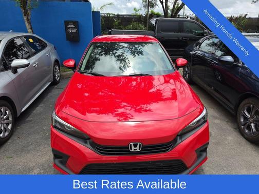 Rallye Red 2022 Honda Civic LX
