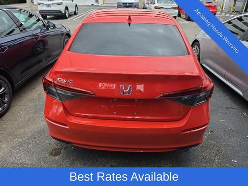 Rallye Red 2022 Honda Civic LX