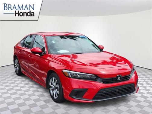 Rallye Red 2022 Honda Civic LX