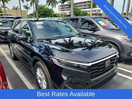 Crystal Black Pearl 2024 Honda CR-V EX-L