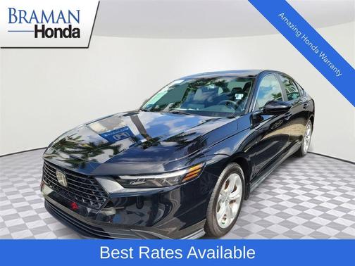 Black 2023 Honda Accord LX