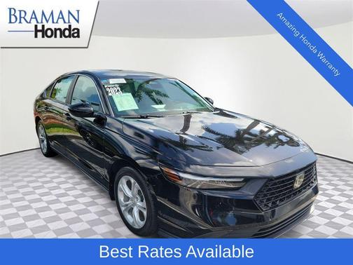Black 2023 Honda Accord LX