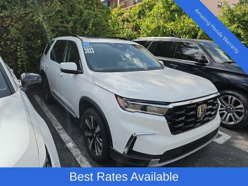 Platinum White Pearl 2023 Honda Pilot Touring