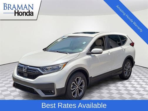 Platinum White Pearl 2022 Honda CR-V EX