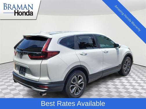 Platinum White Pearl 2022 Honda CR-V EX
