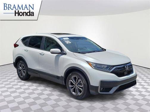 Platinum White Pearl 2022 Honda CR-V EX
