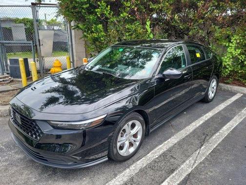 Crystal Black Pearl 2024 Honda Accord LX