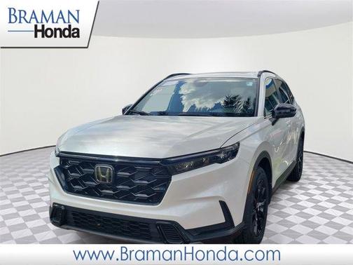 Platinum White Pearl 2024 Honda CR-V Hybrid Sport