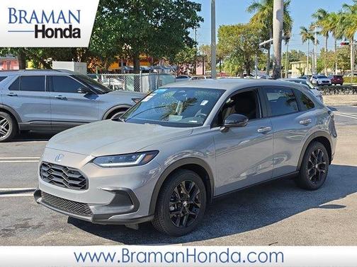 Modern Steel Metallic 2023 Honda HR-V Sport