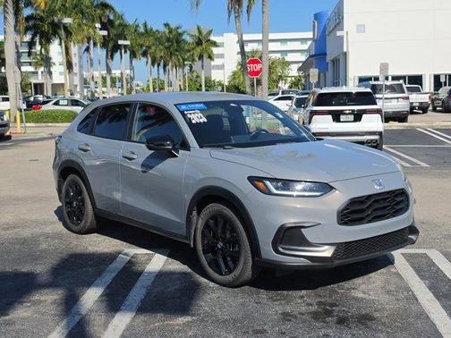 Modern Steel Metallic 2023 Honda HR-V Sport