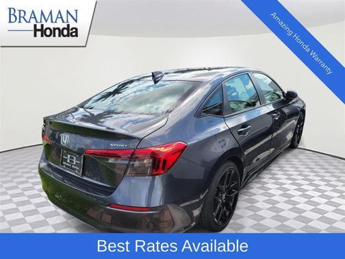 Meteorite Gray Metallic 2023 Honda Civic Sport