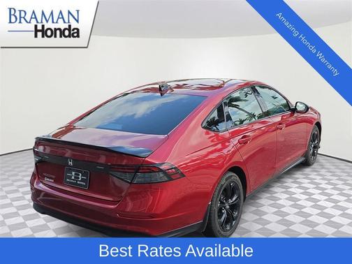 Radiant Red Metallic 2025 Honda Accord SE