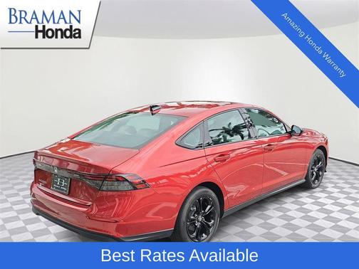 Radiant Red Metallic 2025 Honda Accord SE