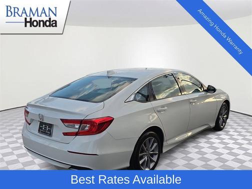 Platinum White Pearl 2022 Honda Accord LX 1.5T
